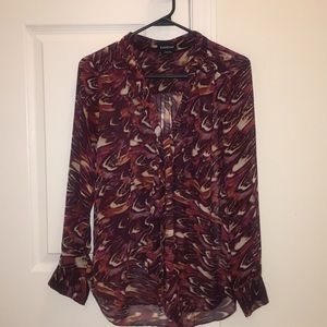 Bebe button down top
